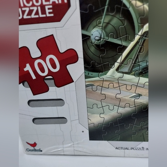 Star Wars XWing Fighter Luke Skywalker 100 Piece Lenticular Puzzle 2010 Sealed - Picture 3 of 5